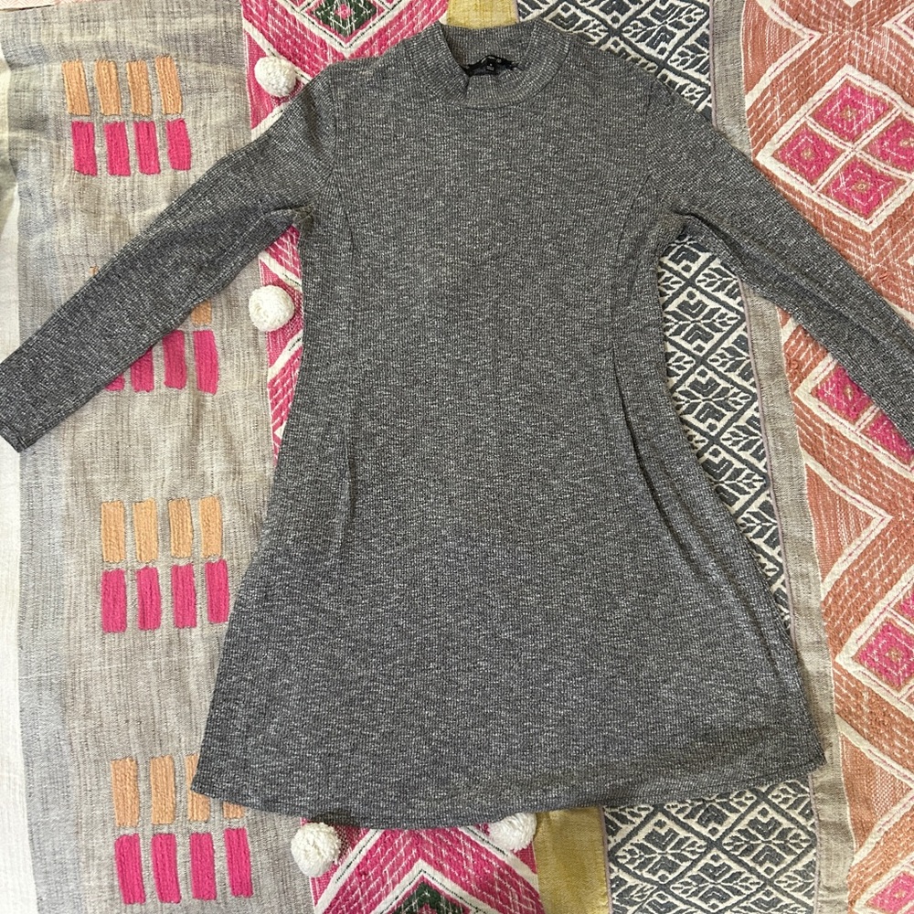 Madewell Cityblock Mock Neck Mini Dress